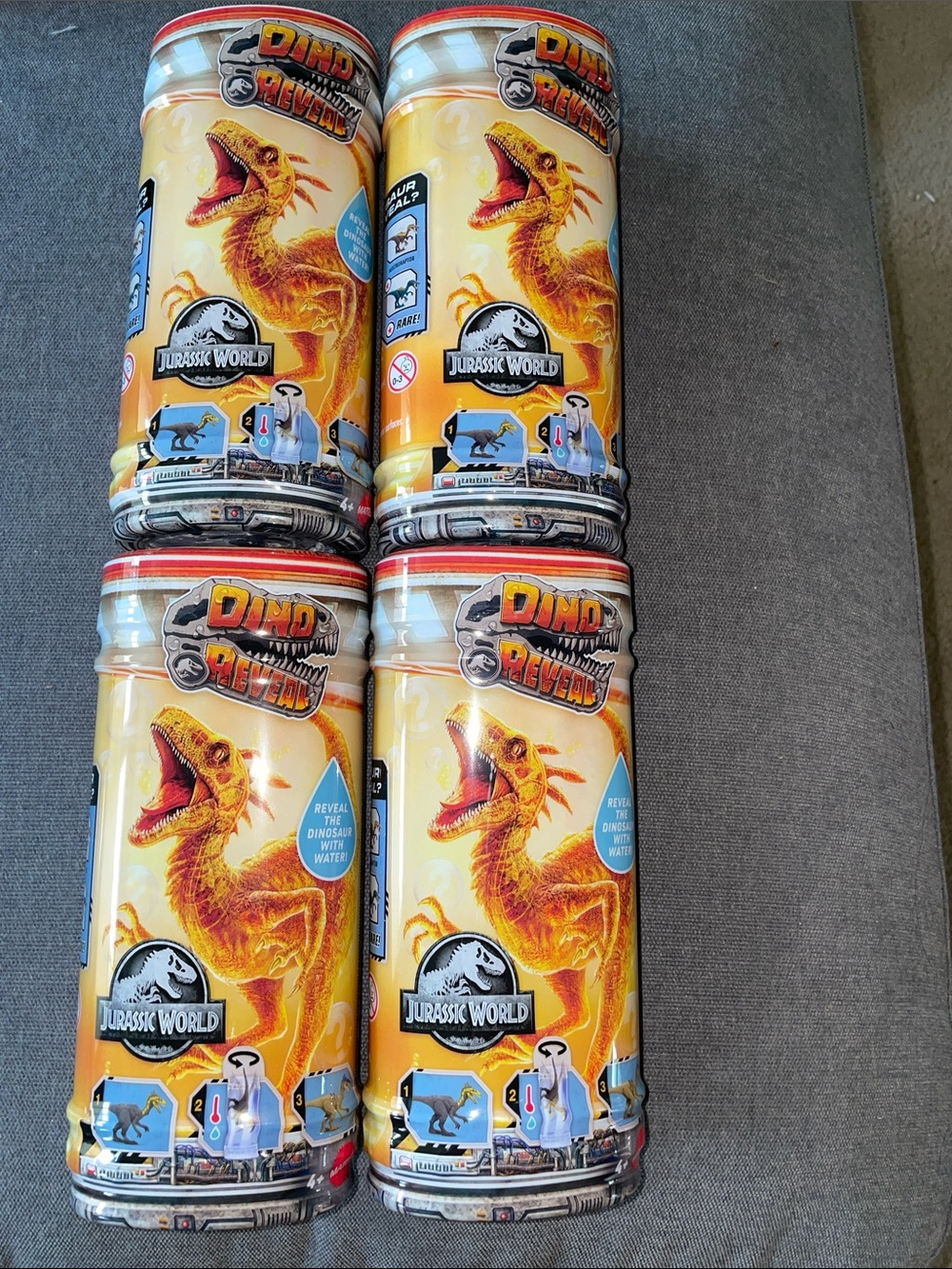 Mattel Jurassic World Dino Surprise Can - Orange/Yellow
